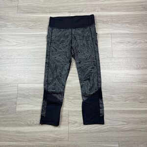 Lululemon Leggings Womens Size 4 Black Running Gym Active Training